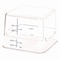 Carlisle Foodservice Squares Polycarbonate Food Storage Container, 12 qt, 11.13 x 11.13 x 8.25, Clear, Plastic 1195407 - alternate 3